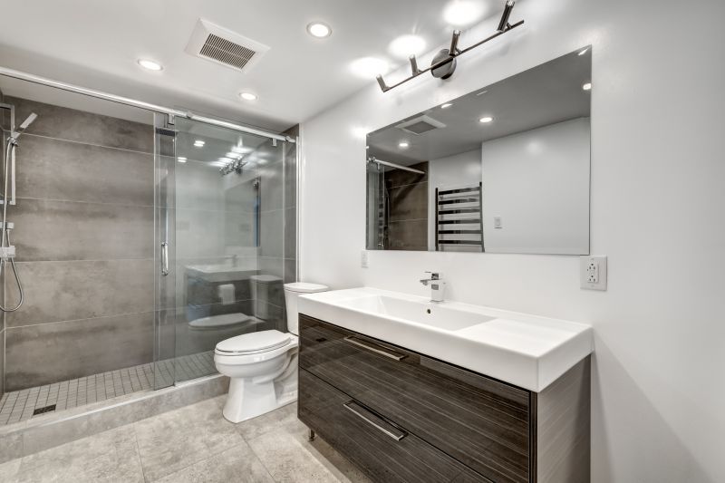 Wide Pictures of Renovated Bathrooms